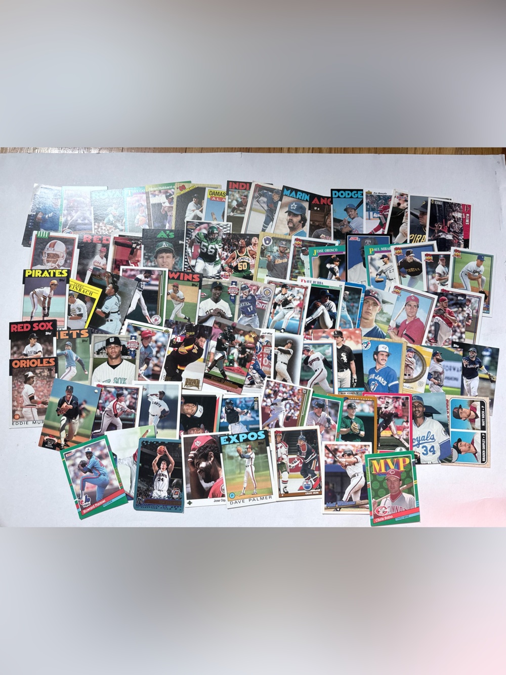 Assorted Vintage Sports Trading Cards - Multi-Color Collection - Picture 1 of 7